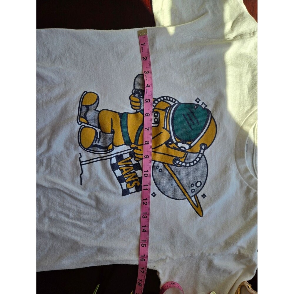 Vans Off The Wall Graphic Astronaut Skater T-Shirt - Men's Small - Picture 5 of 7